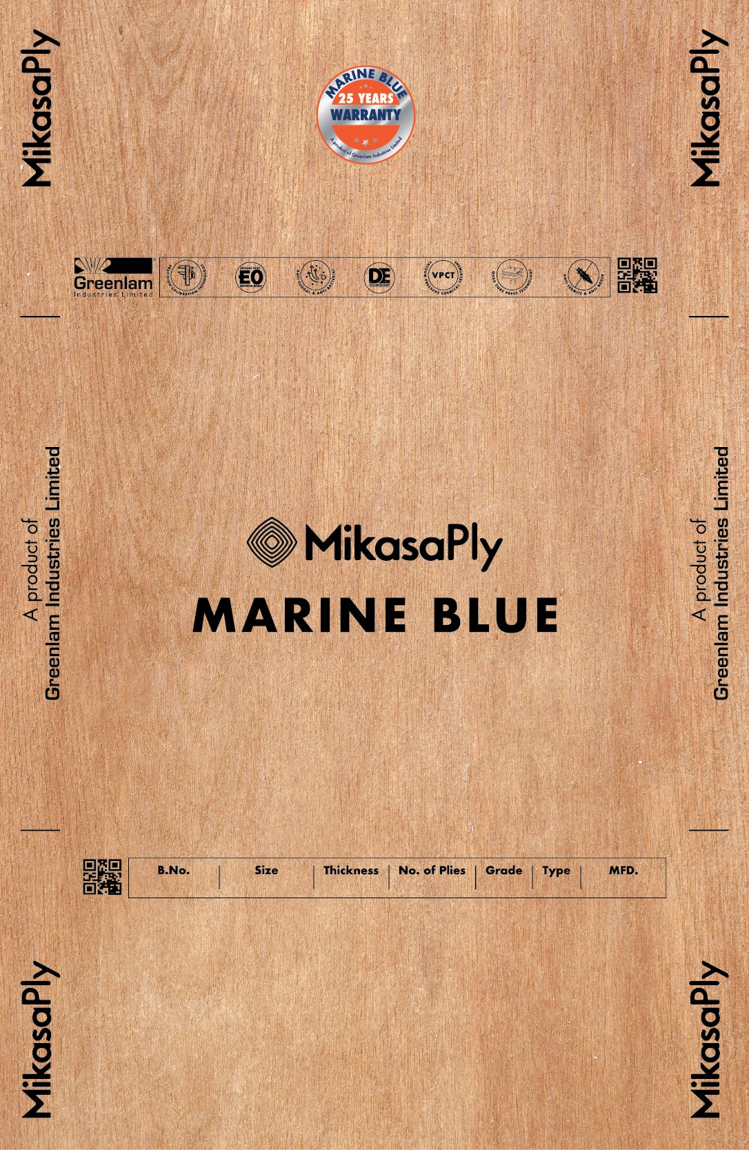 Marine blue ply board by MikasaPly