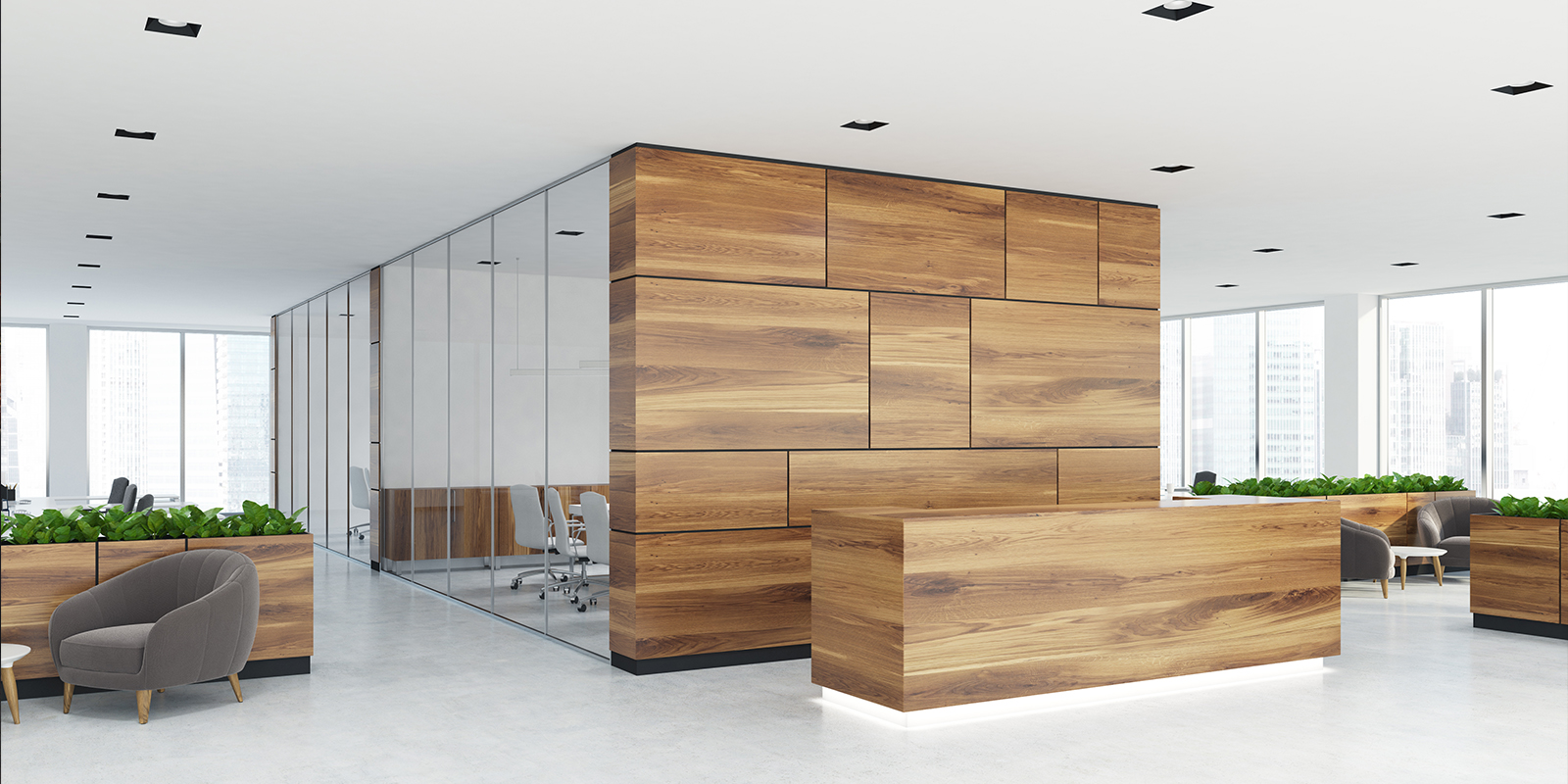MikasaPly fire retardant plywood for office space