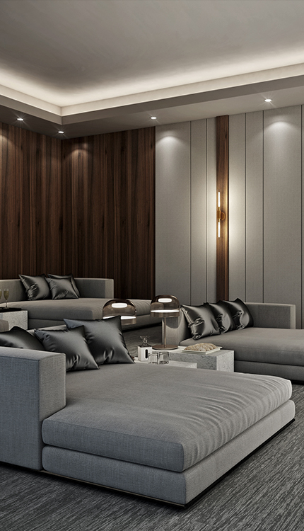 Fire retardant plywood for entertainment room by MikasaPly