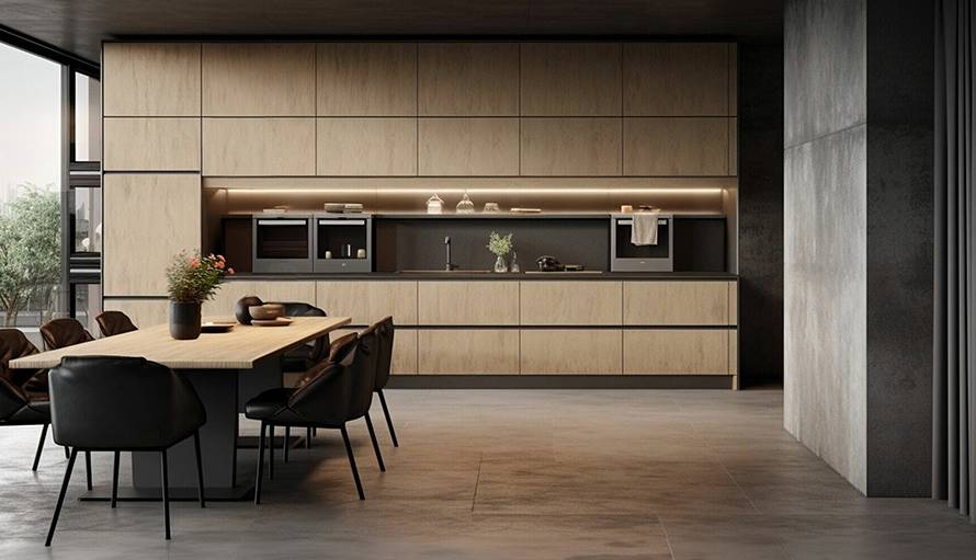 Modern plywood cupboard design by MikasaPly