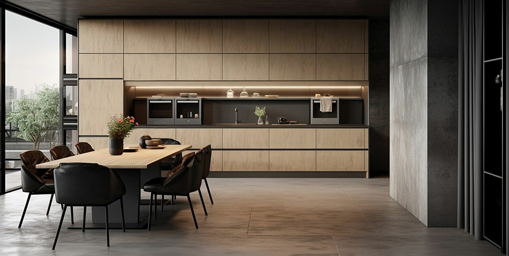 Modern plywood cupboard design by MikasaPly