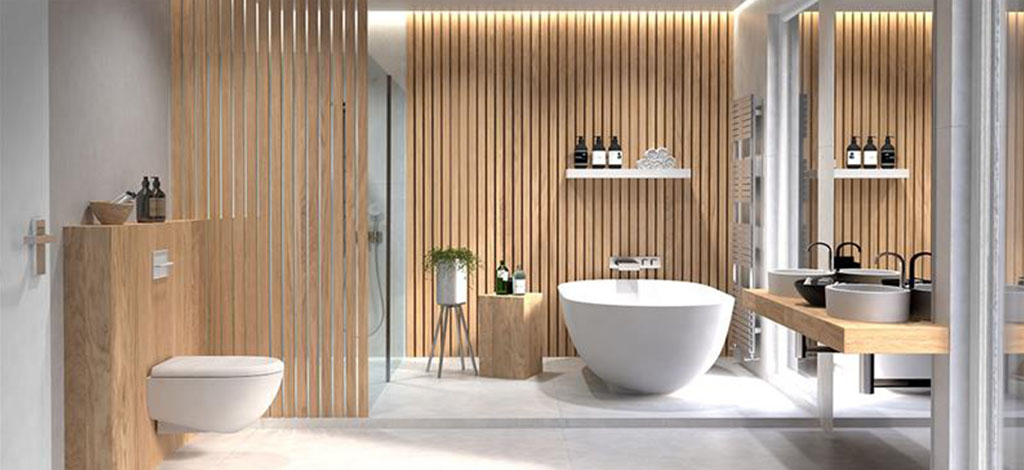Waterproof plywood sheet for bathroom cabinetry by Mikasa Plywood