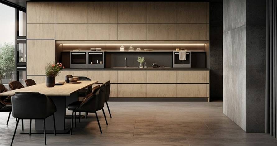 marine plywood for moisture-prone kitchen cabinets by Mikasa Plywood