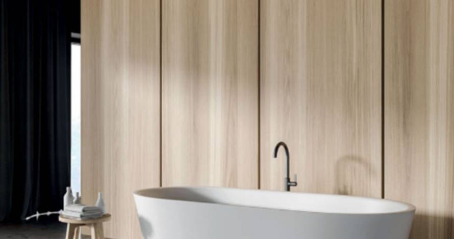 Waterproof plywood in modern kitchen and bathroom interiors by Mikasa Plywood