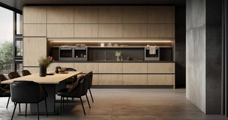 Waterproof ply for kitchen cabinets and shelving units by Mikasa Plywood