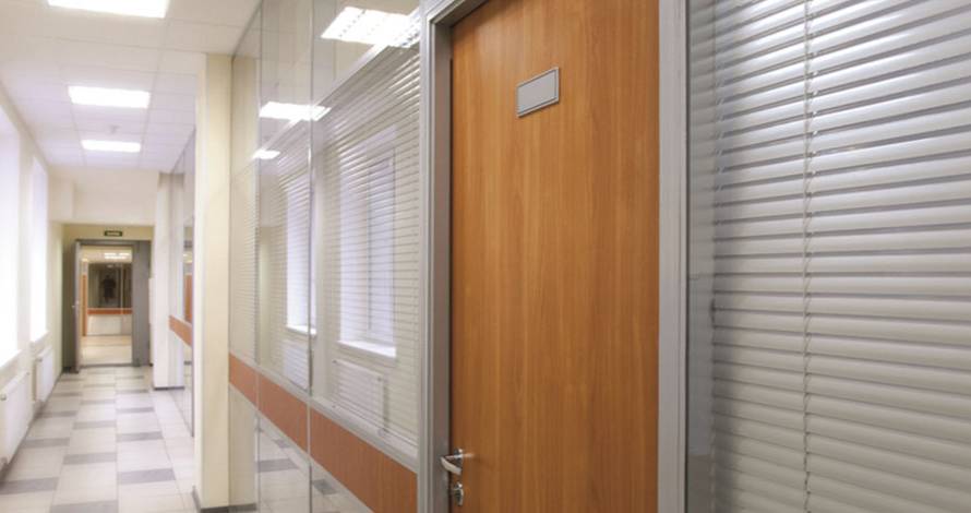 Ready-to-install engineered wood office doors for modern workspaces